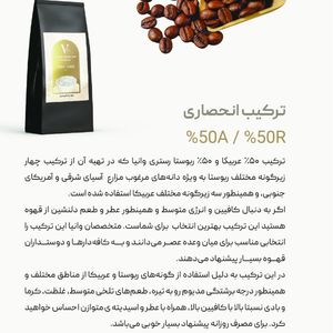 خرید اینترنتی پودر قهوه 50% عربیکا - 50% روبوستا (250 گرمی)